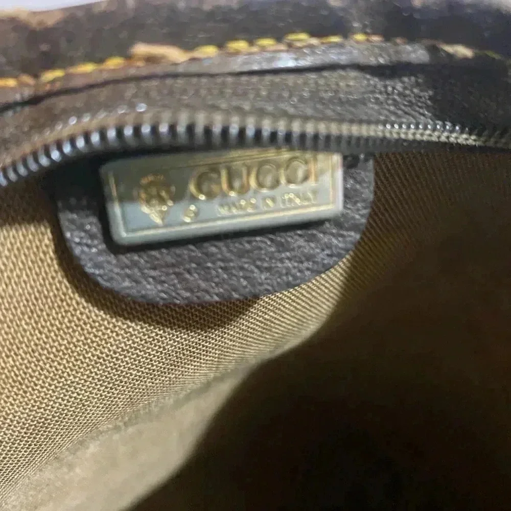 Gucci vintage GG mico web tote handbag